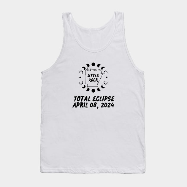 Arkansas Total Solar Eclipse 2024 Tank Top by Total Solar Eclipse